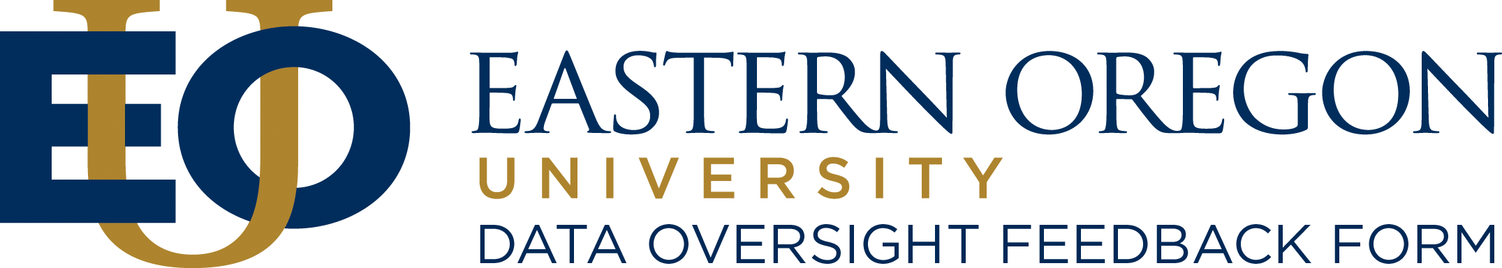 EOU Logo / Data Oversight Team Feedback Form