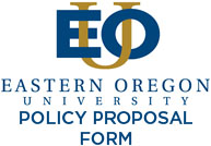 EOU Policy Proposal Form
